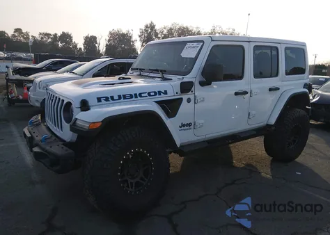 2022 Jeep Wrangler 4Xe Unlimited Rubicon 4X4 from USA, damaged, VIN 1C4JJXR65NW108412